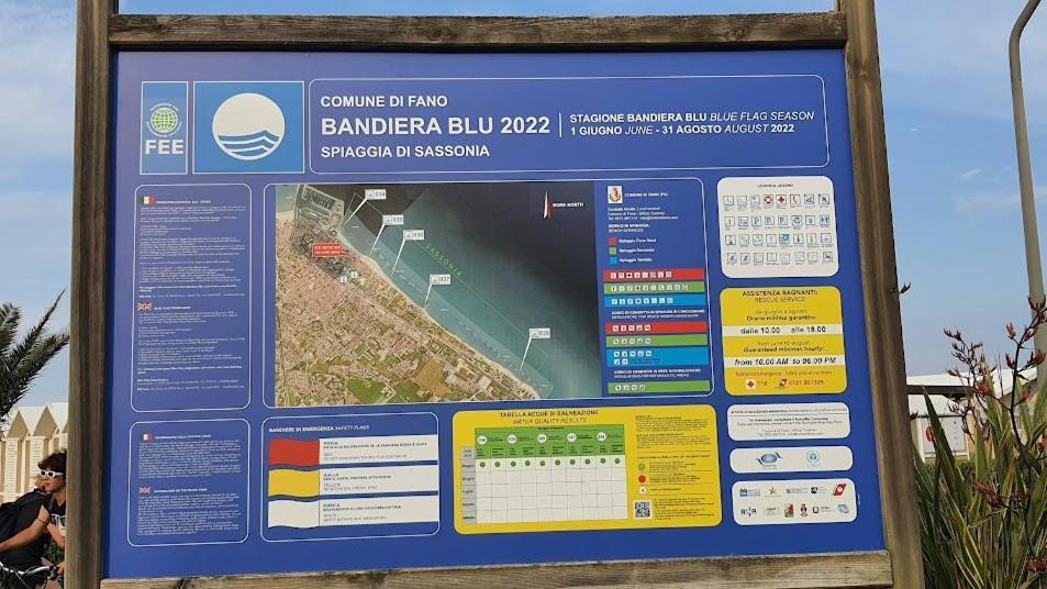 Casa Vacanza Fronte Mare Fano Sassonia 2 Exteriér fotografie